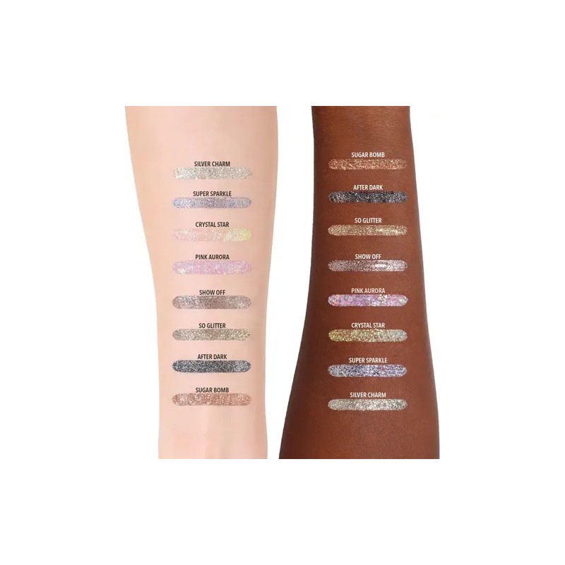 Delineador Líquido Moira Cosmetics Con Glitter