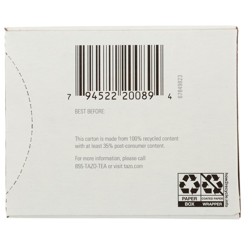 Tazo Tea Bags For a Bold Flavored Tea Black Tea