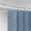 AJAZZ 100% Blackout Accordion Room Divider Curtains - with Flexible