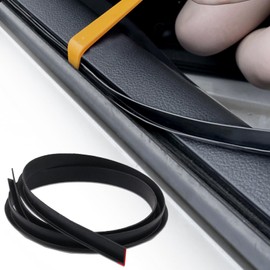 Pincuttee 4M/13.1FT Car Window Seal Strip,Car Window Weather Stripping Seal,Universal Auto Window Rubber Draft Seal Strip with Installation Tool(V-Shape)