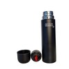 Benol Thermos Flask 500 ml, Black, Insulated Bottle with Drinking