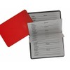 Credit Card Size Address Book Accordion Style with Magnetic Closure