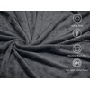 Pagnanno. Flannel Fleece Mink Throw Pack of 2 - Sofa/Bedspread/travel