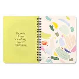 Compendium Spiral Notebook - Something Good Is Going to Happen Today. — A Designer Spiral Notebook with 192 Lined Pages, College Ruled, 7.5”W x 9.25”H
