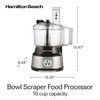 Hamilton Beach Food Processor & Vegetable Chopper for Slicing, Shredding,
