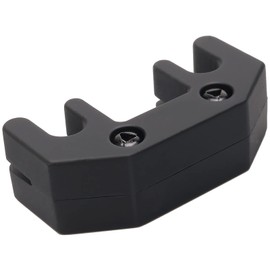 Rubber Coated Metal Practice Mute Silencer for Volin Viola Black