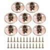 sourcing map 8Pcs M10 T-Nuts, Zinc Plated Steel Brad Hole