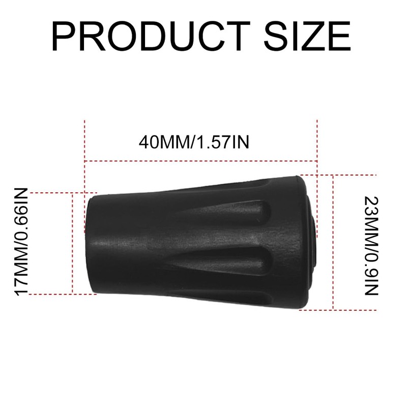 SULIUDAJI Pack of 4 Nordic Walking Pads, Walking Poles, Walking