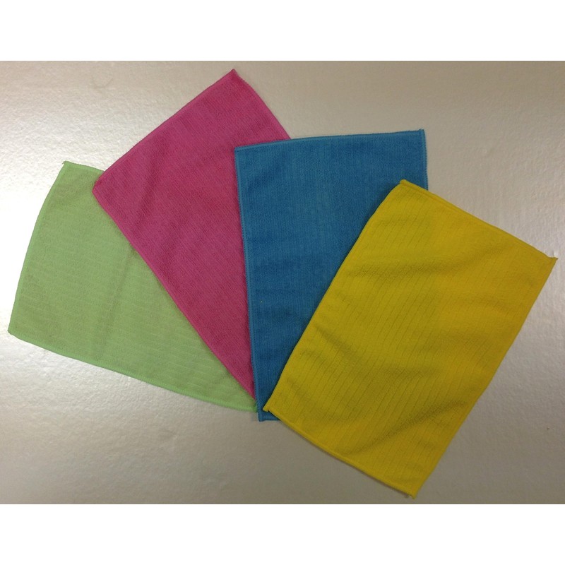 ボンスター ダスター 雑巾 マイクロダスター 12枚入り(4色×3枚) 極細繊維で油汚れやホコリをキャッチ F-884