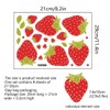 Fujitoya Strawberry Wall Sticker, Decorative, Stylish, Removable