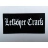 Punk Rock Leftover Crack Cloth Patch Sew On Badge Punk Rock Approx 6" X 3" (CP323)