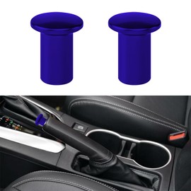 Lecctso 2PCS Turn Knob Drift Button, Aluminum E-Brake Handle Handbrake Emergency Cover, Universal Car Accessories Compatible with Subaru BRZ, Toyota GT86 and Scion FRS (Blue)