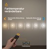 Lyridz Nachtlicht Steckdose mit Dämmerungssensor, Fernbedienung dimmbar LED Licht,Farbwechsel warmweiß