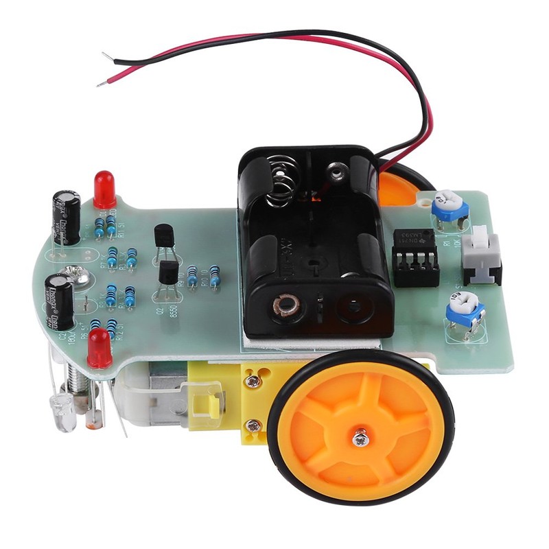 4 Wheels Smart Tracking Robot Car Kit, D2-1 Electronic Production
