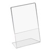 HMF 46952 Acrylic Table Stand Oblique DIN A6 Portrait and