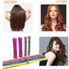 Hair Roller, Flexible Curling Rod, 60 Pieces 6 Different Sizes