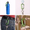 CampTek 6PCS Carabiner Caribeaner Clip,3" Large Aluminum D Ring Shape