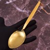 BNAZIND Kunz Shiny Golden Spoon |18/10 Stainless Steel Titanium Basting