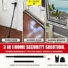 SECURITYMAN 2-in-1 Door Security Bar & Sliding Patio Door Security