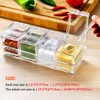 V·RESOURCING Clear Seasoning Box,4 Pieces Clear Seasoning Storage Container for