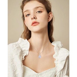 BOCHOI Moonstone Necklace, Encouragement Gifts for Women Healing Gift for Her Mothers Day Gifts Birthday Anniversary