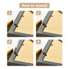 120Pcs Picture Frame Backing Clips,Picture Frame Turn Button with 120