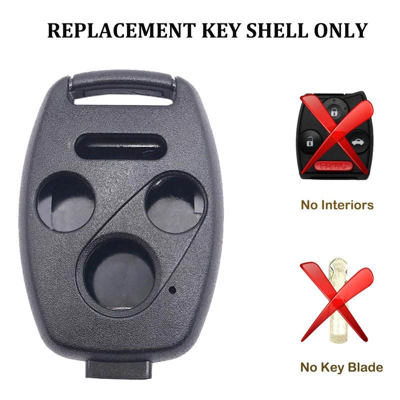 Keyless Entry Key Fob Shell Case Fit for Honda 2003-2012