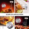 ULTECHNOVO Stainless Steel Cooking Temperature Probe Accurate BBQ Meat Thermometer