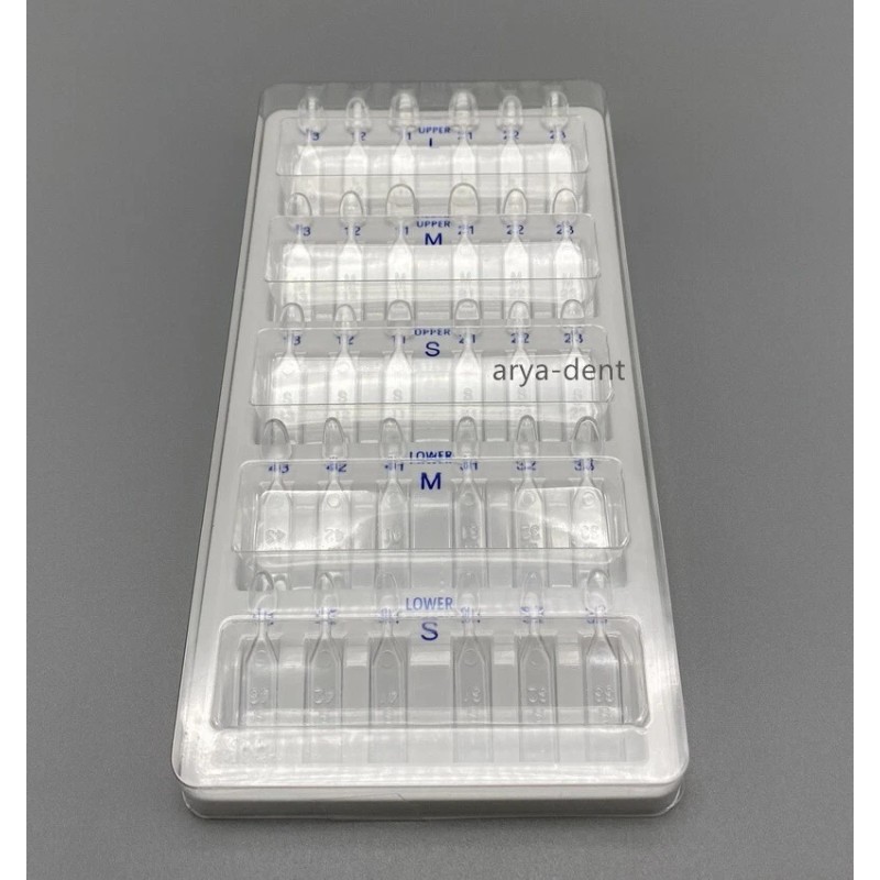 Unbranded 30pcs Dental Resin Veneers Mould Composite Light Cure Anterior