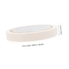 SHINEOFI 4 Rolls High Temperature White Masking Tape Writable for