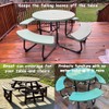 Octagon Picnic Table Cover for 6/8 seat Octagonal Waterproof Outdoor