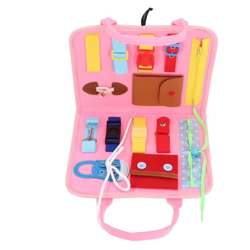 Educational Activity Developing Sensory Board Kids Dress Learning Board Toy