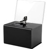MaxGear Acrylic Donation Suggestion Box with Lock, Secure and Safe