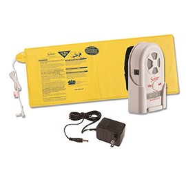 Secure 14BSET-5 Patient Bed Alarm Monitor and 12" x 30" Sensor Pad with Power Adapter - Fall and Wandering Prevention Caregiver Alert - Elderly Disabled Safety Aid