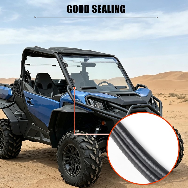 Front Windshield Compatible with 2021-2026 Can-Am Commander/ MAX