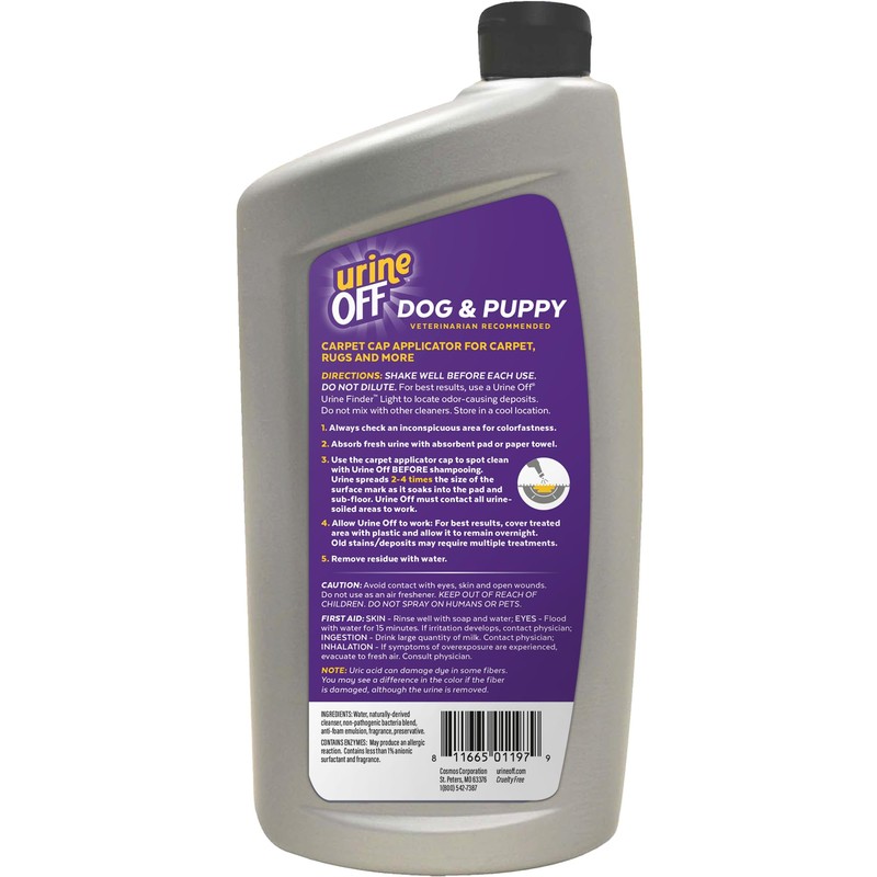 urineOFF Puppy & Dog Pet Stain Remover | Freshly Scented