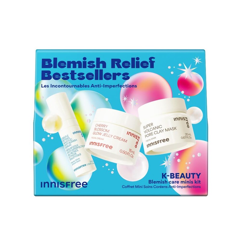 INNISFREE Blemish Relief Bestsellers, 30% savings, Korean Skincare Set with