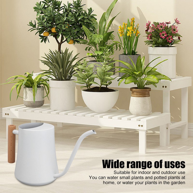 Stainless Steel Watering Can Pot Retro Small Plant Watering Can