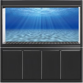 MIRRORANG 61x30cm Undersea Theme Aquarium Background Sunshine Underwater World Fish Tank Decoration Backdrop Vinyl Background