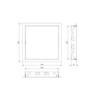 200x200mm Metal Access Panel - Wall/Ceiling Hatch - 8x8 inch