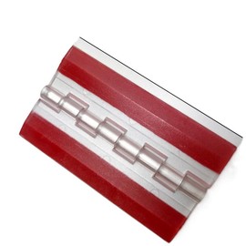 Clear Acrylic Piano Hinges, Self-Adhesive Folding Hinges for Cabinets/Aquariums/Furniture | Reusable Transparent Hinge Kit with Adhesive Backing (65×40mm)