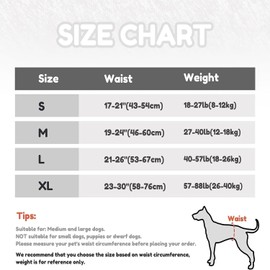 Dog Lift Harness for Back Legs, Dog Support Sling, Adjustable Dogs Leg Brace for Hind Leg for Large Medium Small, Pet Rear Aid Support Strap for Injured Disabled Elderly Dogs Walking Aid (S)