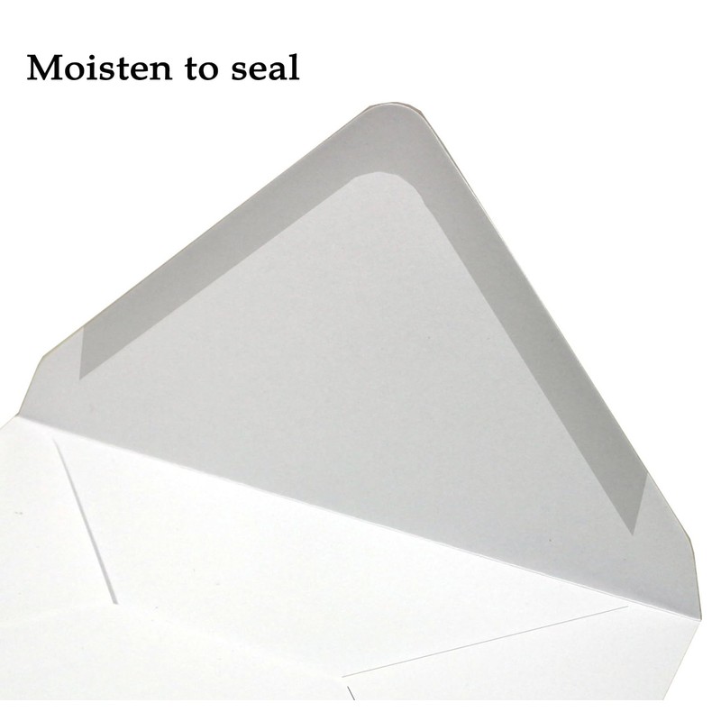 (Choose Pack) C5 / C6 Gummed Flap Envelopes Pure White
