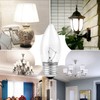 60W Incandescent Torpedo Tip Chandelier - Crystal Clear, Torpedo TipIncandescent