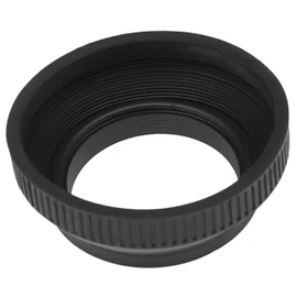 vhbw Lens Hood Compatible with Leica Summilux 35mm f/1.4 ASPH - Wide Angle Lens Hood, Matte Black, Rubber, Round