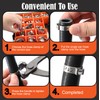 360Pcs 16 Sizes 304 Stainless Steel Stepless Single Ear Hose