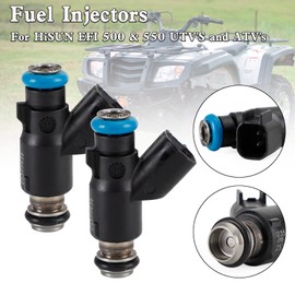 Frezon 2PCS Fuel Injectors Fit For HiSUN EFI 500 & 550 UTV'S and ATV's, For MASSIMO, For BENNCHE, For COLEMAN, CUB CADET, TRACTOR SUPPLY UTVs,Replaces 28160355,16400-004C-0000,16400-F18-0000