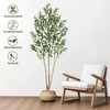 6ft Faux Olive Tree, Fake Olive Tree with Realistic Trunk