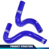 PIT66 Blue Silicone Radiator Hose Kit Compatible with Honda/Acura Integra