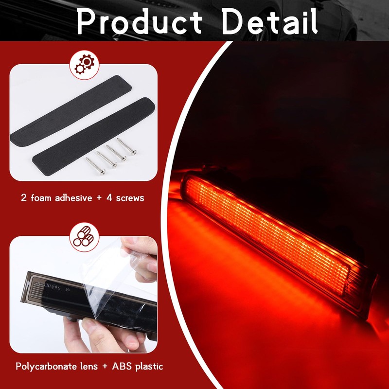 CPROSP 1 Pair Third Brake Light 12 V, Third Brake